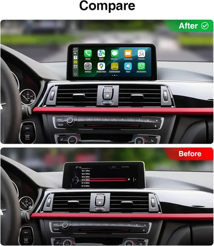 Miniatura 2 de Pantalla Linux de 10.25 pulgadas para BMW Serie 3 y 4 F30-F36 (2013-2016) BMW M3/M4 F80 F82 (2014-2019) con sistema NBT soporte inalámbrico Carplay