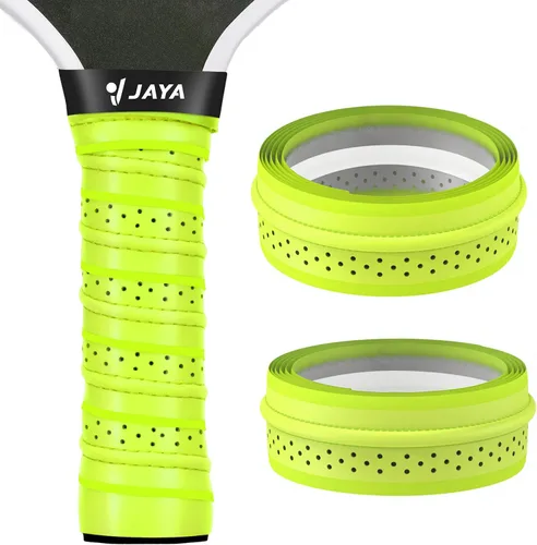Miniatura 19 de JAYA Cinta de agarre de pickleball, agarre extra largo para paletas de pickleball, absorbe el sudor, envoltura de agarre de repuesto antideslizante