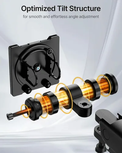 Miniatura 6 de monTEK Brazo para monitor ultra ancho de 17-57 pulgadas para pantallas de hasta 59.4 libras, soporte ajustable de pantalla curva única de aluminio