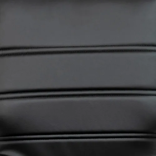Miniatura 11 de Flash Furniture Whitney Silla de escritorio giratoria de LeatherSoft con respaldo medio y asiento acolchado y reposabrazos acolchados, silla de Negro