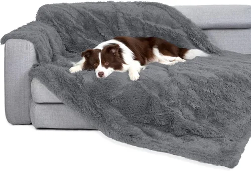 Miniatura 23 de gogobunny Manta impermeable para perros para perros grandes, gatos, cachorros, manta reversible de piel sintética para mascotas, lavable, protección