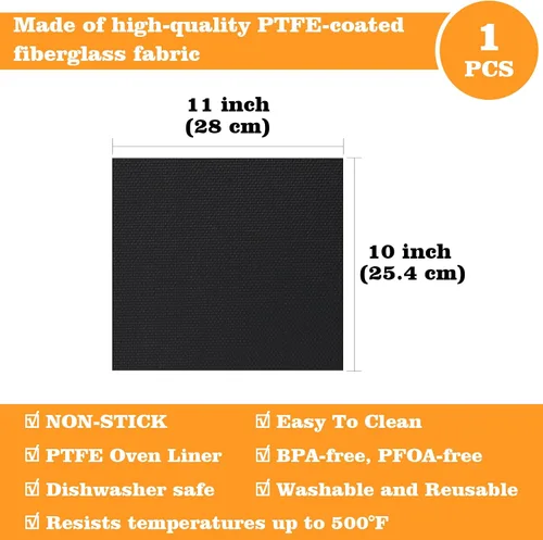 Miniatura 3 de WMKGG 120 PIEZAS de revestimientos desechables para freidora de aire para la puerta francesa 360 de Emeril Lagasse, hojas de papel pergamino