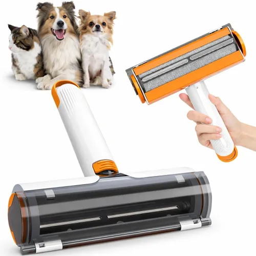 Removedor de pelo de mascotas para muebles, herramienta reutilizable de eliminación de pelo de mascotas, removedor de pelo autolimpiante para sofá,