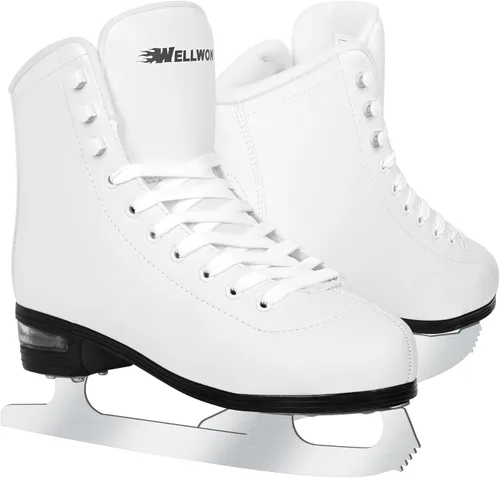 Miniatura 12 de Ice Skates for Women, Adult Figure Skates for Men, Figure Skating Shoes with Velvety Lining for Indoor& Outdoor Rink,Ice Skates Size 5 6 7 8 9 10 11