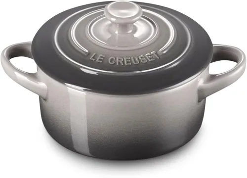 Le Creuset Mini Cocotte redonda de gres, 237 ml, ostra