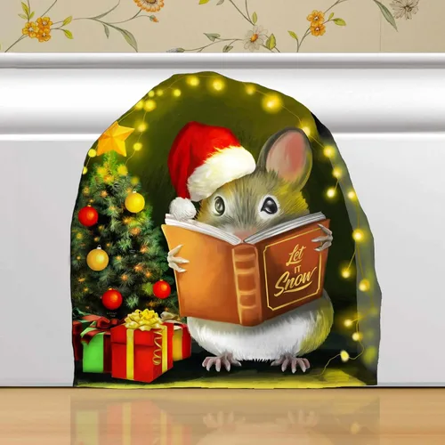 Miniatura 15 de Calcomanía de pared 3D con agujero de ratón - Calcomanía decorativa para pared de habitación de niños - Desmontable, se pega y se despega