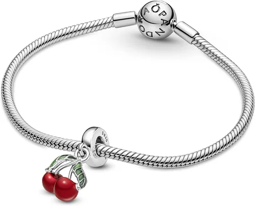 Miniatura 5 de Pandora 791583C01 - Abalorio asimétrico de frutas de cerezo Plata esterlina Sin gemas