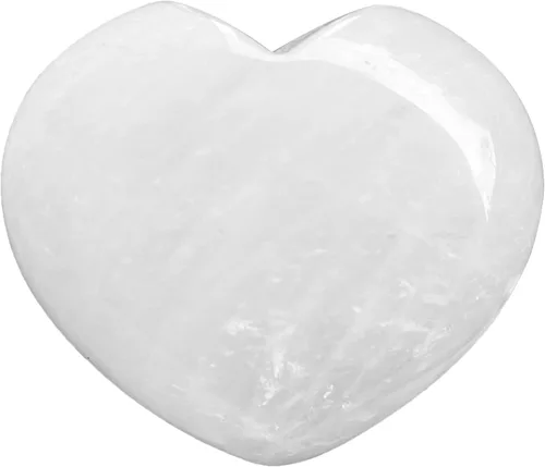 Miniatura 22 de Fekuar Piedra de palma de bolsillo de corazón de cuarzo rosa natural, cristal curativo, romántico amor, piedras de preocupación de energía, Cristal