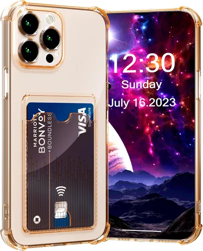 Miniatura 37 de AKABEILA Funda para iPhone 11 Pro Clear Cute Phone Case Soft TPU Wallet Case Slim Bag Cover a prueba de golpes con ranura para tarjetas Transparente