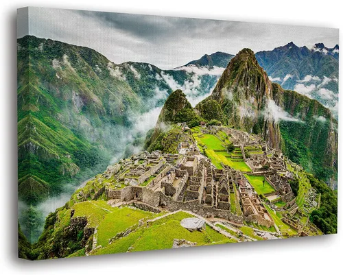 Miniatura 32 de SpiritualHands Lienzo decorativo para pared, diseño de lugares famosos del patrimonio mundial, carteles enmarcados escénicos, paisajes modernos, 03