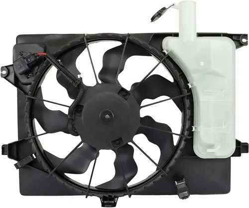 munirater Reemplazo del conjunto del ventilador de refrigeración del radiador para 2011-2013 Elantra Sedan 25380-3X100 HY3115133 321-55027-100