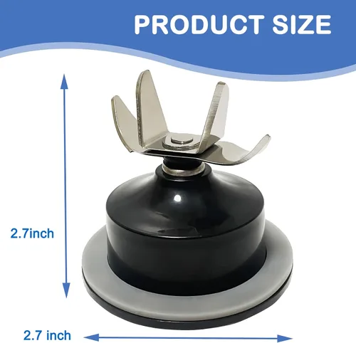 Miniatura 2 de 990140200 Cuchilla de licuadora con junta de repuesto para Hamilton Beach 908 909 939 910 918 919 939 57199 50235 53514 57199R HBH908 cuchillas