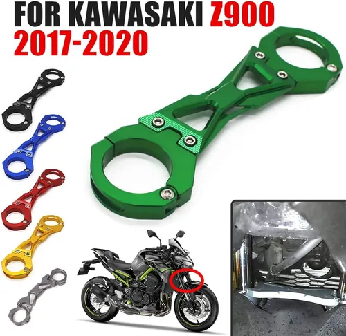 Miniatura 5 de Motocicleta Horquilla Suspensión Amortiguador Equilibrio Soporte Estabilizador Palanca para Kawasaki Z900 2017 - 2020 Accesorios (negro)