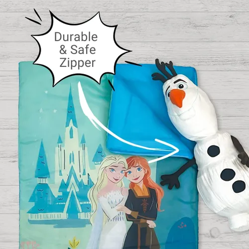 Miniatura 5 de Frozen 2 - Juego de 2 bolsas para dormir y bolsa de dormir y bolsa de dormir para niños, 46 pulgadas de largo x 26 pulgadas de ancho