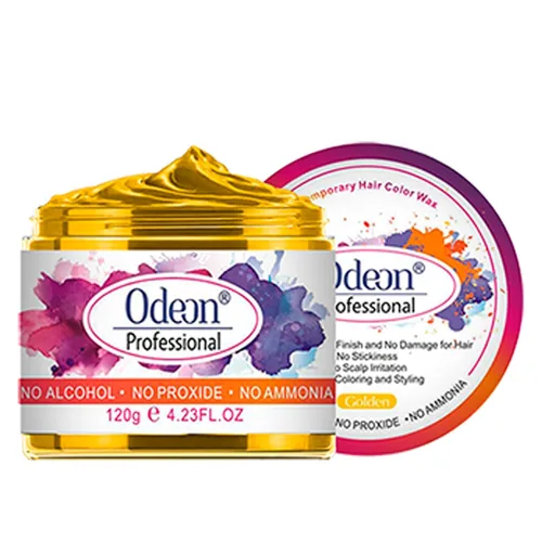 Miniatura 12 de Odeon Cera negra para el cabello, tinte temporal natural, lavable con cera de abejas y árbol de té, sin daños, sin alcohol, sin peróxido y sin Negro