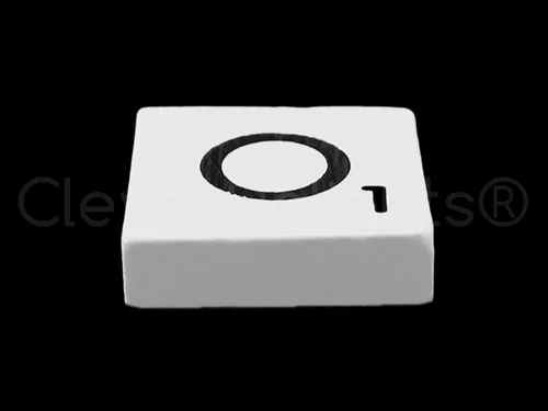 Miniatura 3 de CleverDelights 100 azulejos de letras de madera, color blanco, juego completo, reemplazo de juegos, manualidades, bodas, álbumes de recortes