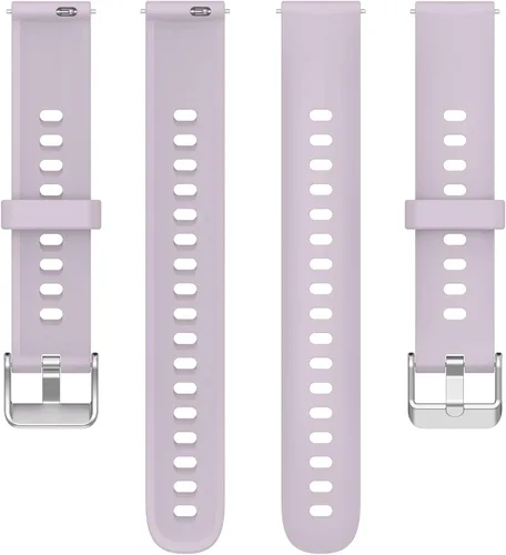 Miniatura 4 de Senter Banda de liberación rápida de silicona suave de 0.630 in para Huawei Watch Fit Mini Smart Watch Púrpura