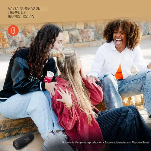 Miniatura 6 de JBL Flip 7 - Bocina portátil resistente al agua y a caídas, sonido JBL Pro potente con refuerzo de sonido AI, 16 horas de tiempo de reproducción