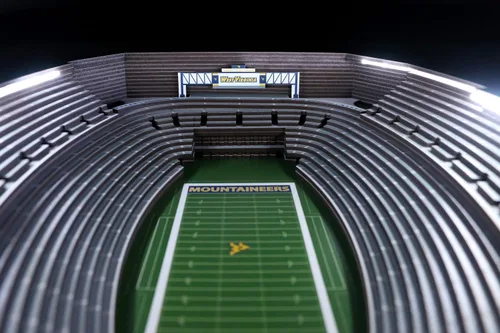 Miniatura 3 de YouTheFan NCAA - Mesa auxiliar iluminada StadiumView de 25 capas