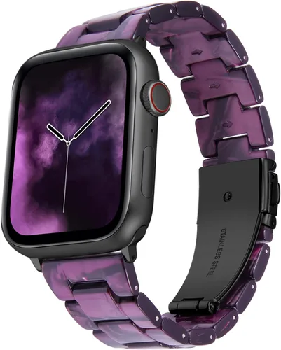Miniatura 7 de BINLUN Compatible con las bandas de Apple Watch de 38 mm, 40 mm, 41 mm, 42 mm, 44 mm, 45 mm, 46 mm, 49 mm para mujeres y hombres, correas de reloj