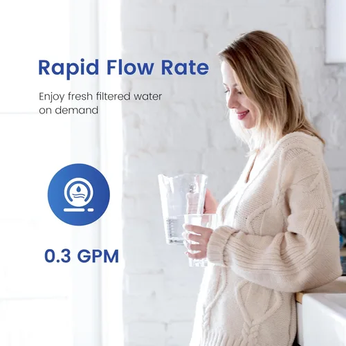Miniatura 8 de Waterspecialist Filtro de repuesto para todos los sistemas de filtración de jarra Waterdrop®, se adapta a Waterdrop WD-PF-01A Plus, reduce el plomo