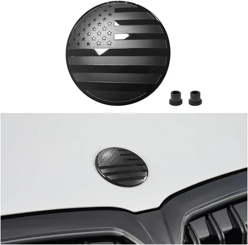 Emblema de bandera americana para el capó delantero de BMW, placa de identificación con emblema de la bandera de EE. UU. para BMW X3 X5 X6 3 4 5 6 7