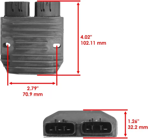 Miniatura 4 de Repuesto para estator y regulador Mosfet rectificador para Yamaha FZ8 Fz-8 FZ8N 2011 2012 2013 Mod-C26C-60312