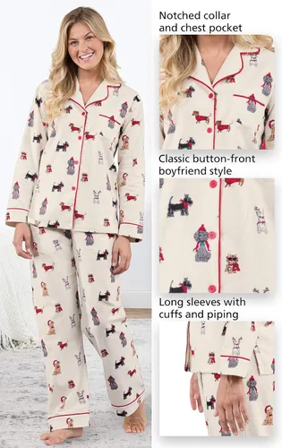 Miniatura 5 de PajamaGram Winter Pajamas For Women - Flannel Pajamas Women