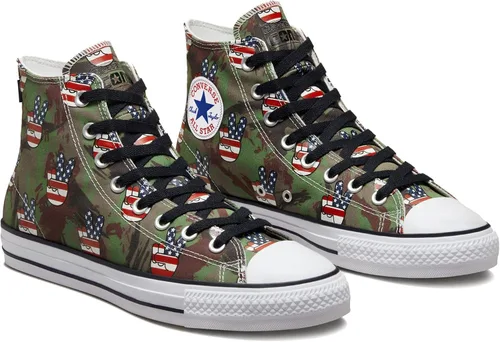 Miniatura 4 de Converse Unisex Cons Chuck Taylor All Star Pro Camo Peace High Top Cypress Green