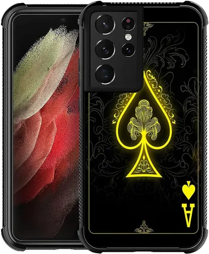 Miniatura 73 de CARLOCA Funda para Samsung Galaxy S21, Camuflaje Bandera Americana Calavera de Ciervo S21 para Hombre Mujer Chico Chica, Antiarañazos TPU Suave a