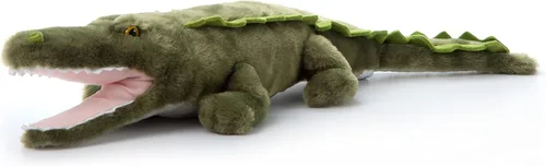 The Petting Zoo Peluche de cocodrilo, regalos para niños, animales salvajes del zoológico Onez, juguete de peluche de cocodrilo de 22 pulgadas