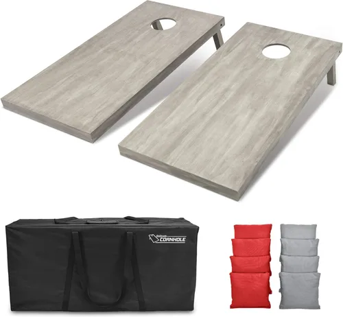 Miniatura 13 de GoSports Juego de tablas de cornhole de madera de tamaño reglamentario de 4 x 2 pies, incluye funda de transporte y bolsas de frijoles