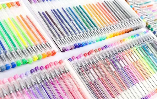 Miniatura 8 de Feela - Juego de plumas de gel de 360 colores, 180 plumas de gel y 180 recambios para libros de colorear para adultos