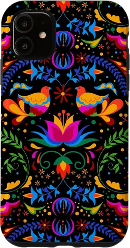 Miniatura 8 de Funda para iPhone 17 de Mexican Heritage Otomi Pride Love Peace Doves