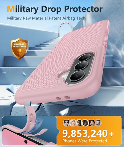 Miniatura 959 de FNTCASE Funda para iPhone 17 Pro: Fundas delgadas translúcidas de color azul claro compatibles con MagSafe, protección completa de la cámara
