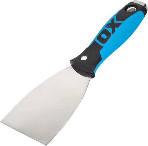 Miniatura 2 de Cuchillo de masilla de alta calidad para paneles de yeso de 2 pulgadas, cuchillo profesional de acero inoxidable, compuesto de juntas, mango