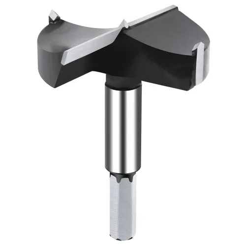 Miniatura 7 de Broca Forstner de carburo de 1/4 pulgada, broca Forstner con punta de carburo de 6 mm para madera dura, juego de sierras de perforación para madera