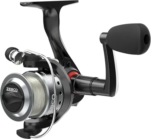 Miniatura 8 de Zebco Verge Spinning Fishing Reel, Right or Left-Hand Retrieve, Pre-Spooled with Zebco Fishing Line, All-Metal Gears, TRU Balance Rotor, Black