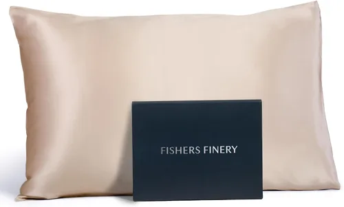 Miniatura 12 de Fishers Finery Funda de almohada de seda de morera 100% pura de 25mm (Rojo King)