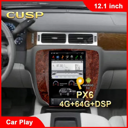Miniatura 3 de 12.1 pulgadas pantalla vertical coche estéreo Radio navegación GPS para GMC Yukon Sierra Chevrolet Tahoe Suburban Android 4G+64G Car Play Auto