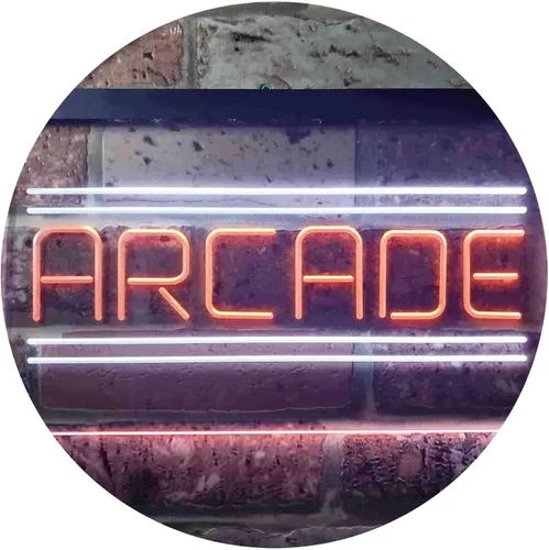 Miniatura 16 de ADVPRO Arcade Game Zone Room - Letrero de neón LED de doble color, azul y rojo, 12 "x 8.5" st6s32-i3368-br