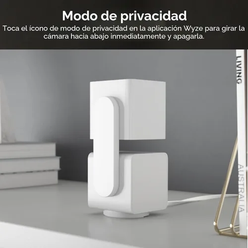 Miniatura 7 de WYZE Cam Pan v3, Cámara de seguridad Wi-Fi para el hogar inteligente con visión nocturna a color, panorámica/inclinación/zoom, 1080p, Blanco