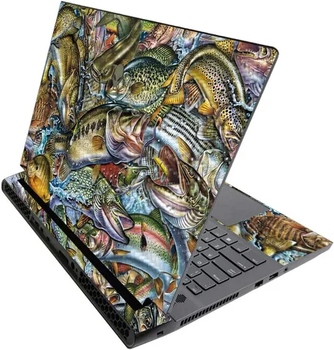 Miniatura 374 de MightySkins - Skin brillante con purpurina para Alienware M17 R3 (2020) y M17 R4 (2021) - Diversión de los años 90 Acabado duradero con purpurina