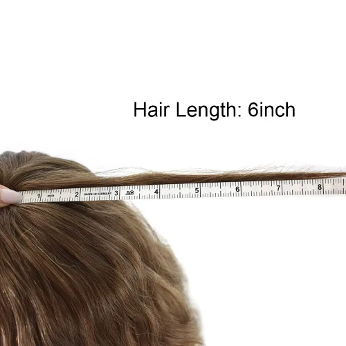 Miniatura 5 de Hombres Toupee 100% Europeo Remy Cabello Humano Piezas 0.002 in Ultra Delgado Piel Sistema de Reemplazo de Pelo Toupee para Hombres Protesis Capilar