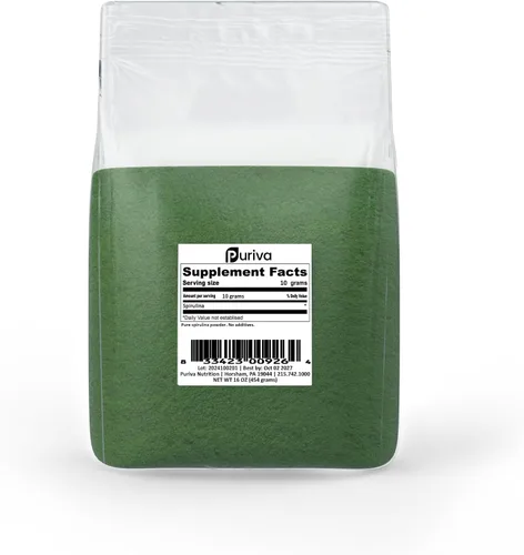 Miniatura 2 de Espirulina en polvo, 1 libra