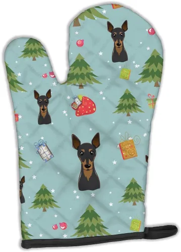 Miniatura 217 de Caroline's Treasures BB4020OVMT Dog House Collection Border Collie - Guante de horno grueso resistente al calor para sartenes calientes y horno