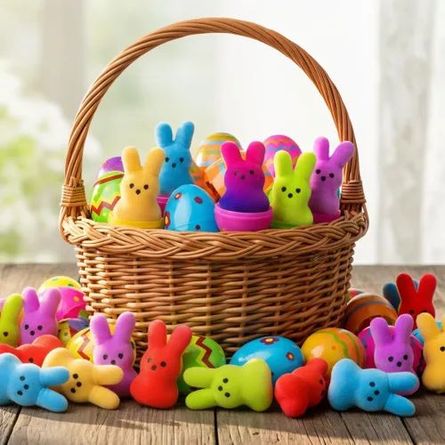 Miniatura 6 de 24 piezas de huevos de Pascua prellenados con conejito de peluche, juguetes de animales para decoración de llavero, juguete de peluche ideal