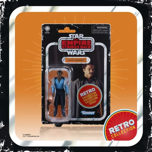 Miniatura 2 de Star Wars Retro Collection - Figura de acción Lando Calrissian de 3.75 pulgadas, escala The Empire Strikes Back, niños a partir de 4 años