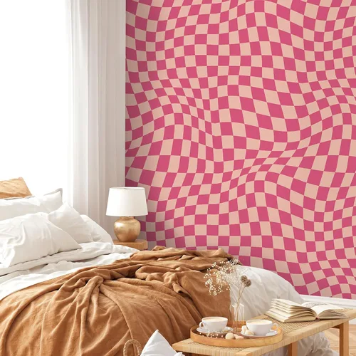 Miniatura 5 de Dunzoom Papel tapiz a cuadros de despegar y pegar de 15.75''x118'' pulgadas, estético, extraíble, papel de contacto, papel tapiz preppy, decoración