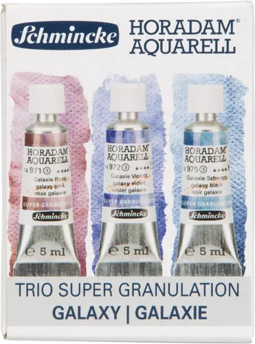 Miniatura 13 de Schmincke - HORADAM® AQUARELL, surtido completo de 40 medios recipientes de acuarelas de granulación súper fuerte, 74 440 097, caja de metal